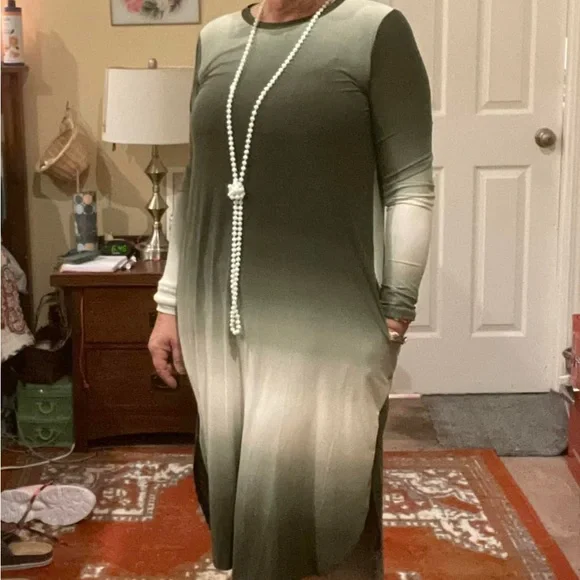 green emerald velvet dress Beautiful Gradient Tulle Green Long Sleeves Party Prom Dress – jkprom